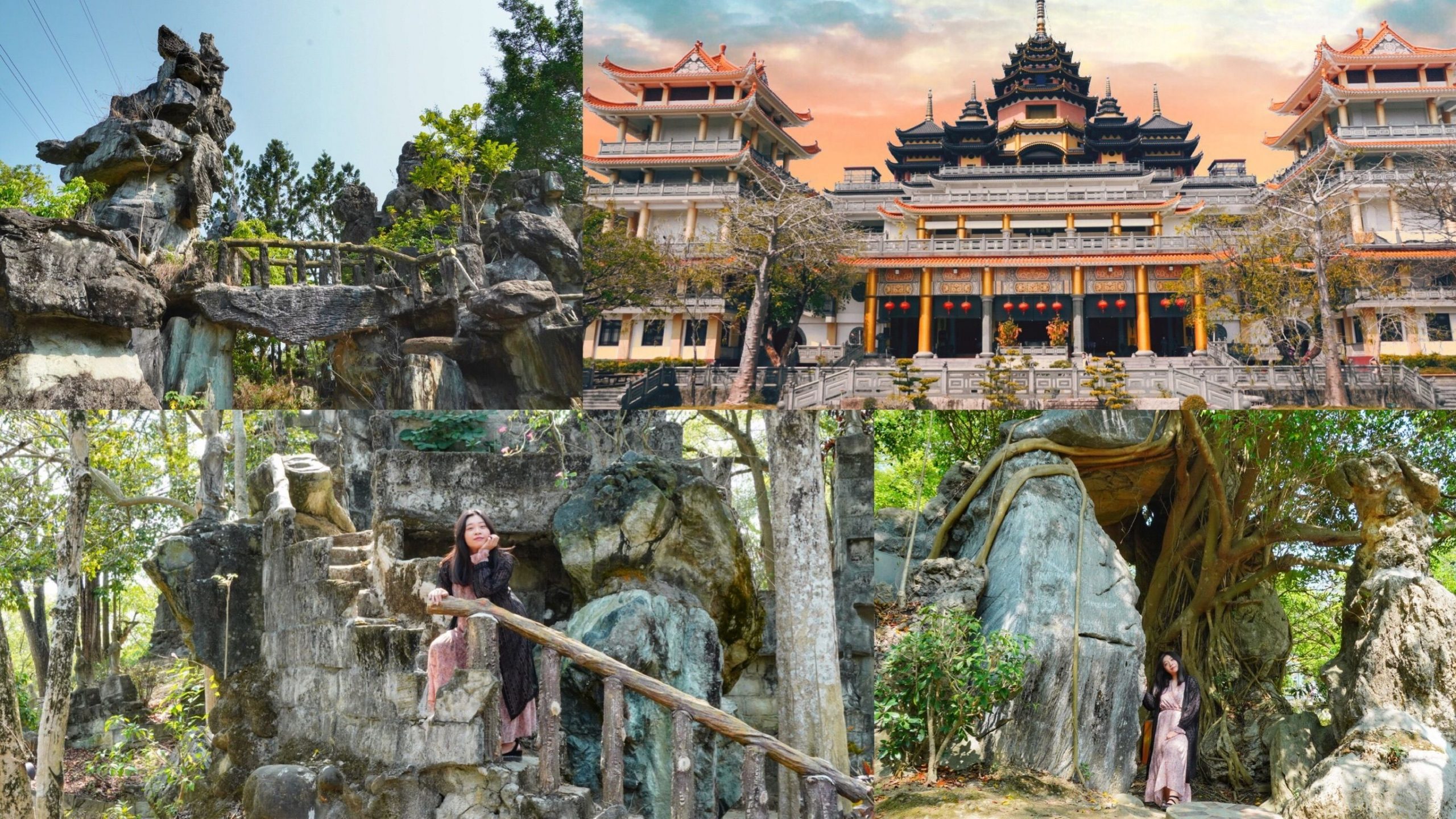 楠西萬佛寺 台版吳哥窟就在台南 5月19日起採入園預約制平假日都開放頹圮古城 洞穴鐘乳 石金龍船一秒置身國外