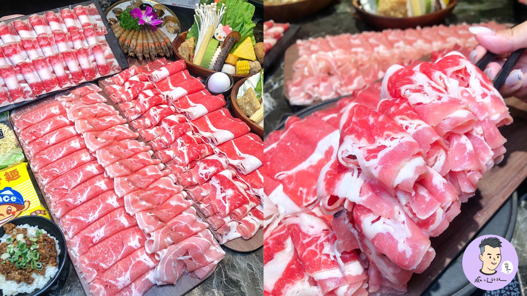 【台中火鍋】肉量免費50%加量「石鍋い石頭火鍋 逢甲店」超狂33盎司大肉盤千元有找!肉肉控必吃爆